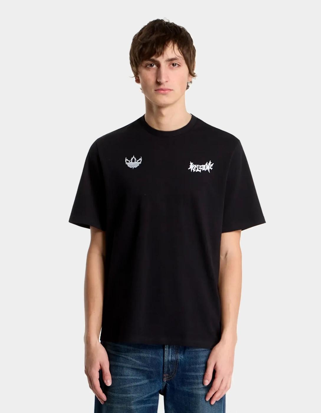 Camiseta ADIDAS X WELCOME - Black/White