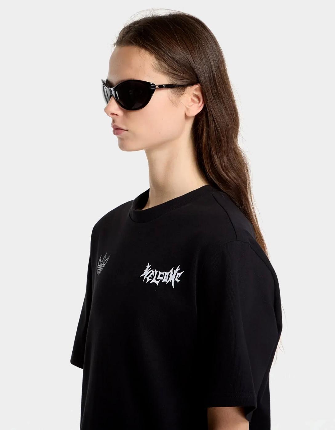 Camiseta ADIDAS X WELCOME - Black/White