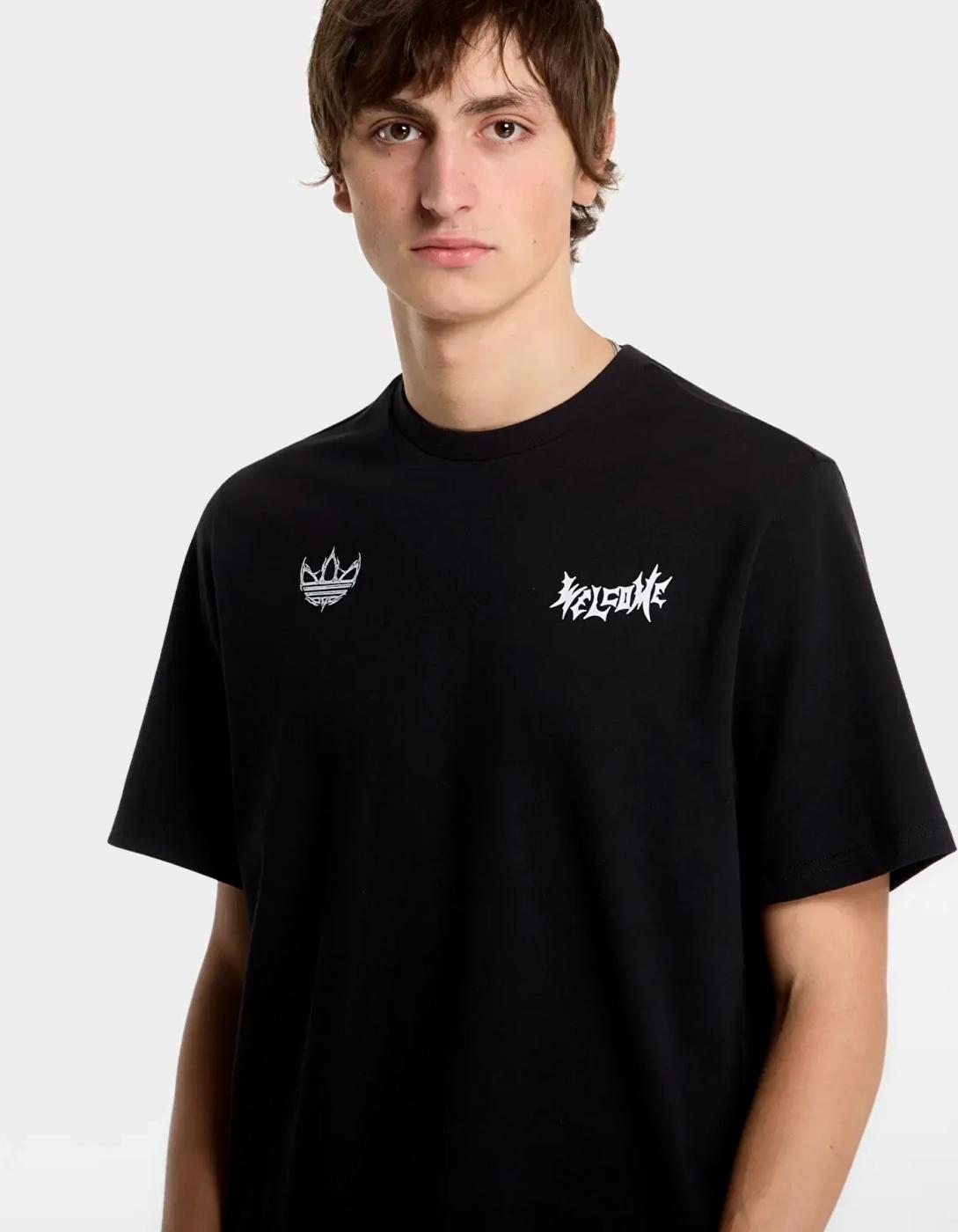 Camiseta ADIDAS X WELCOME - Black/White