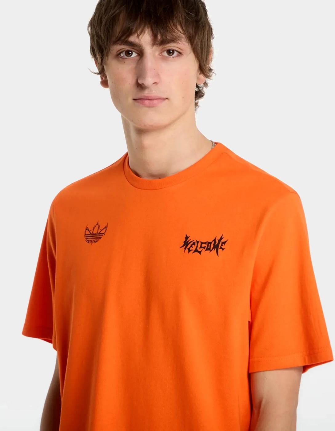 Camiseta ADIDAS X WELCOME - Impact Orange/Black