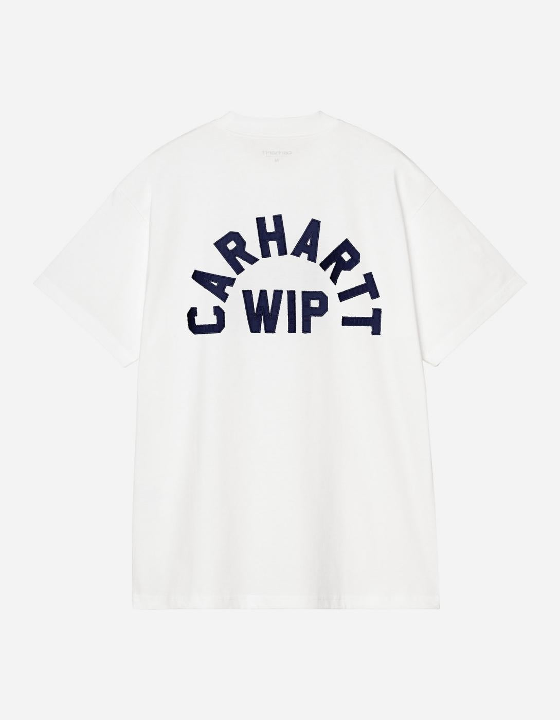 Camiseta CARHARTT WIP ARCH SCRIPT - White / Dark Navy