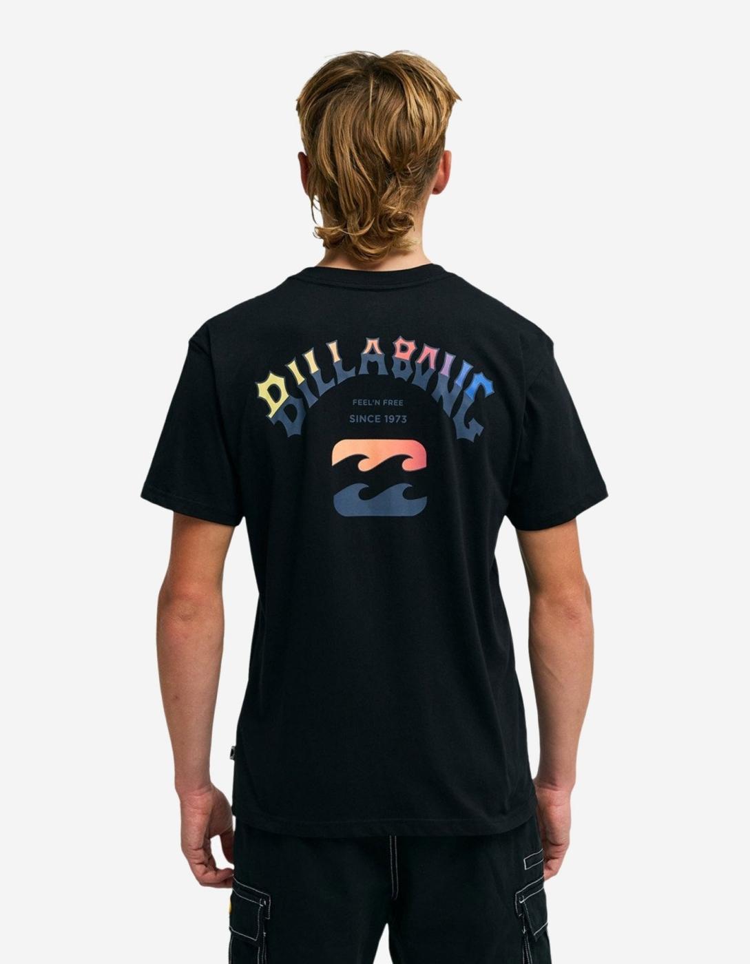 Camiseta BILLABONG ARCH FADE - Black