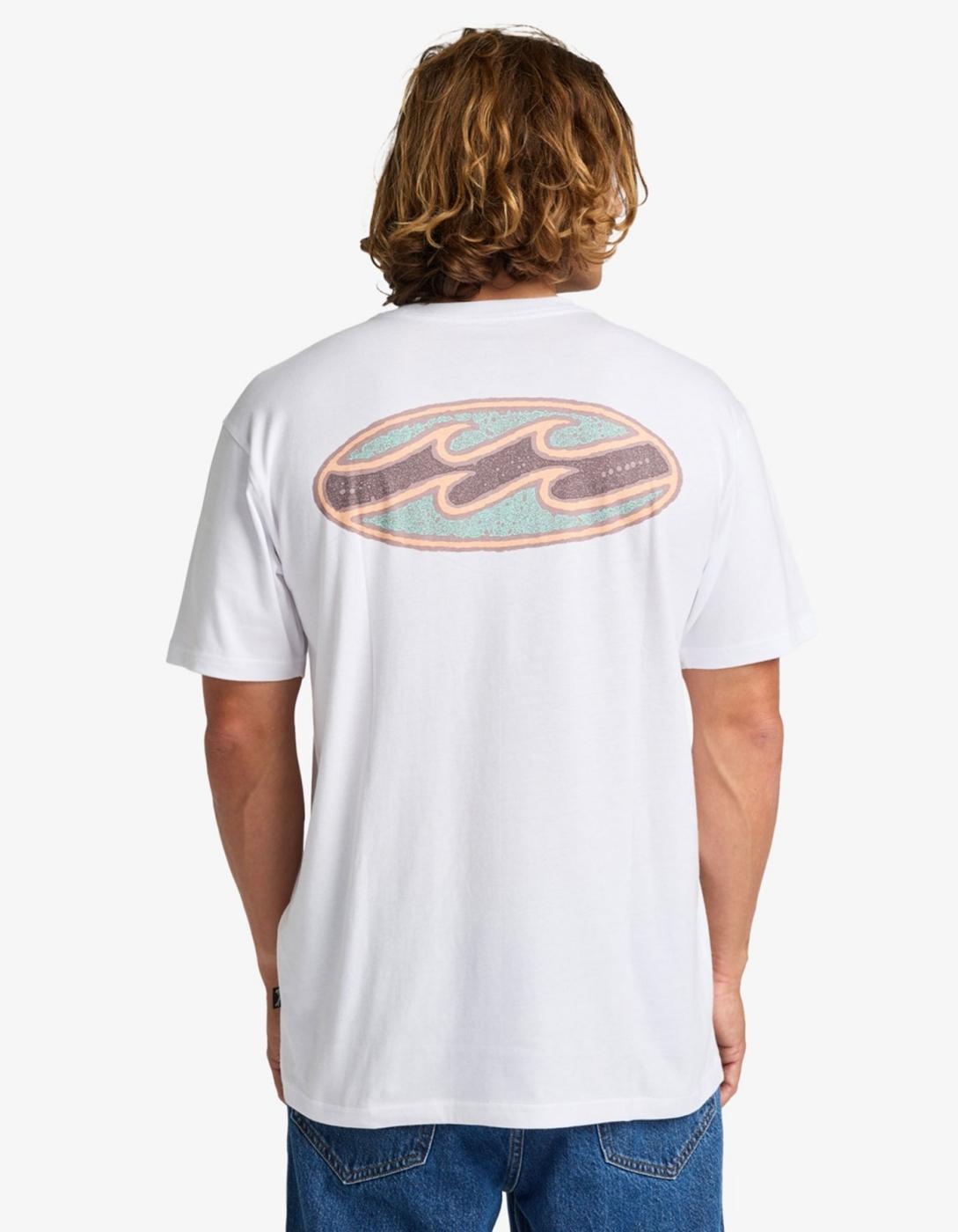 Camiseta BILLABONG CRAYON WAVE - White