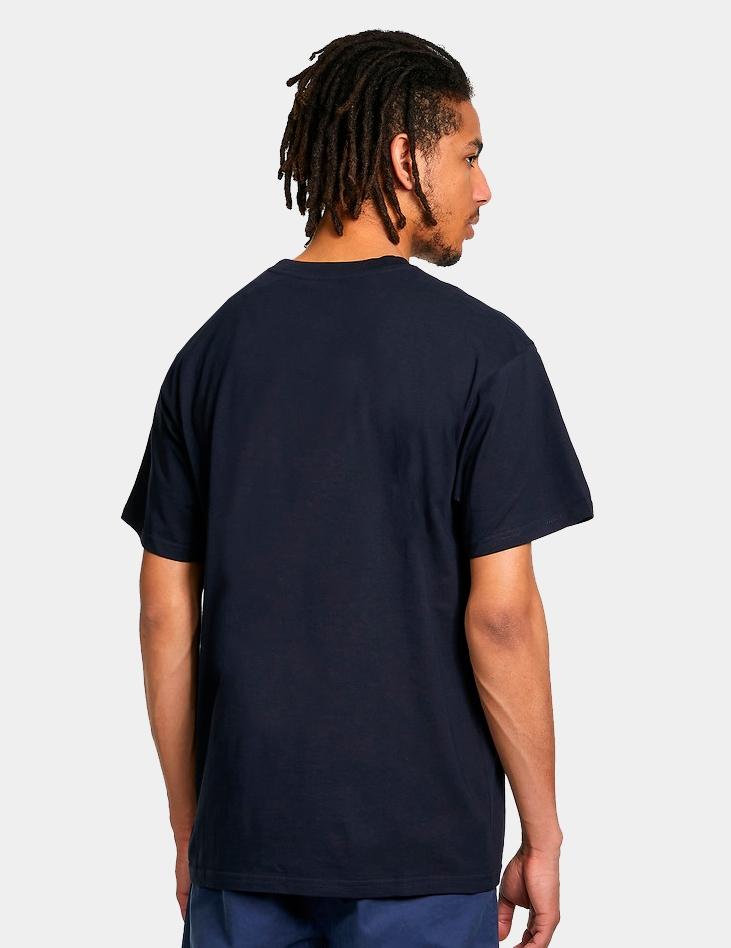Camiseta CARHARTT SCRIPT EMBROIDERY - Dark Navy / White