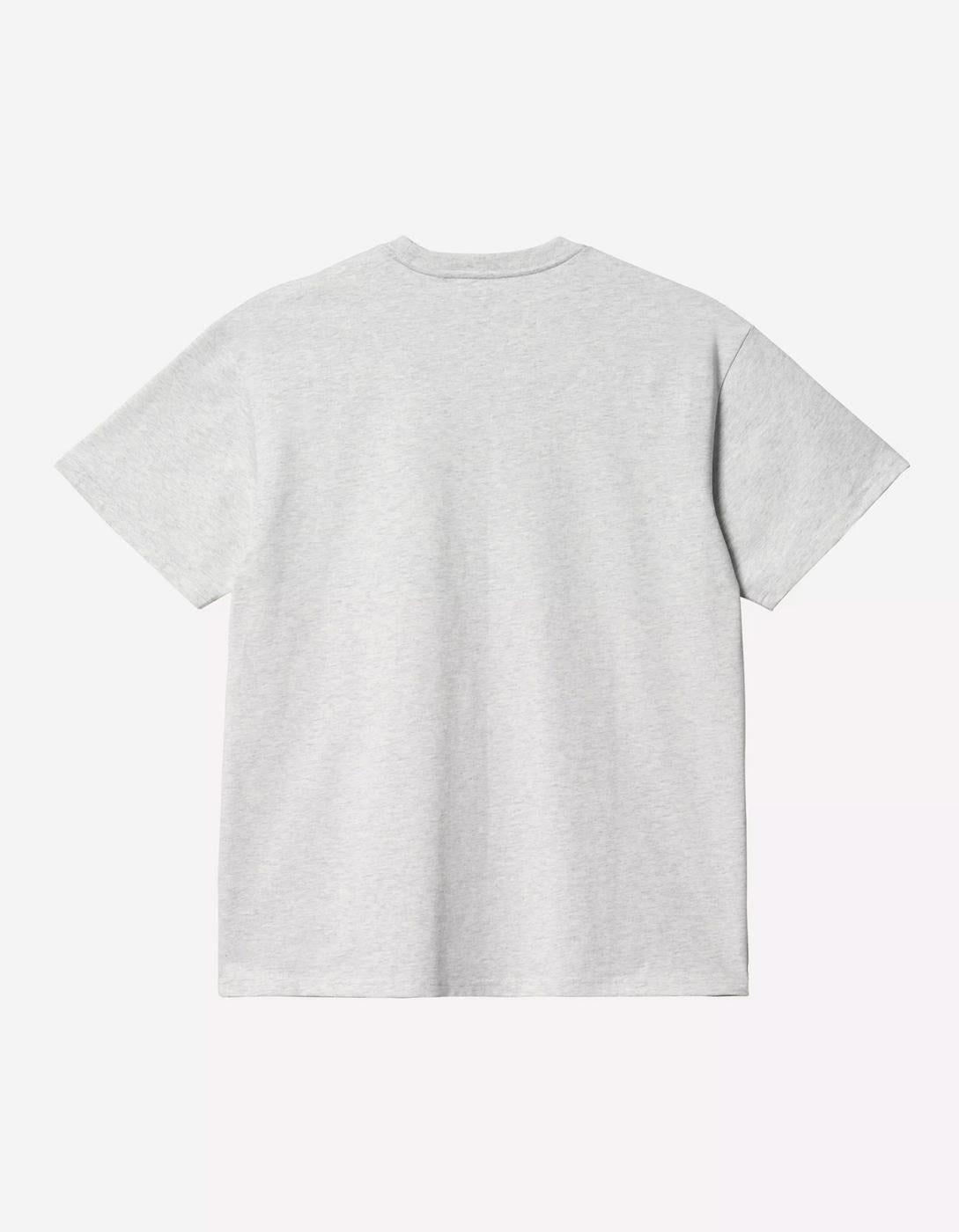 Camiseta CARHARTT WIP CHASE - Ash Heather / Gold