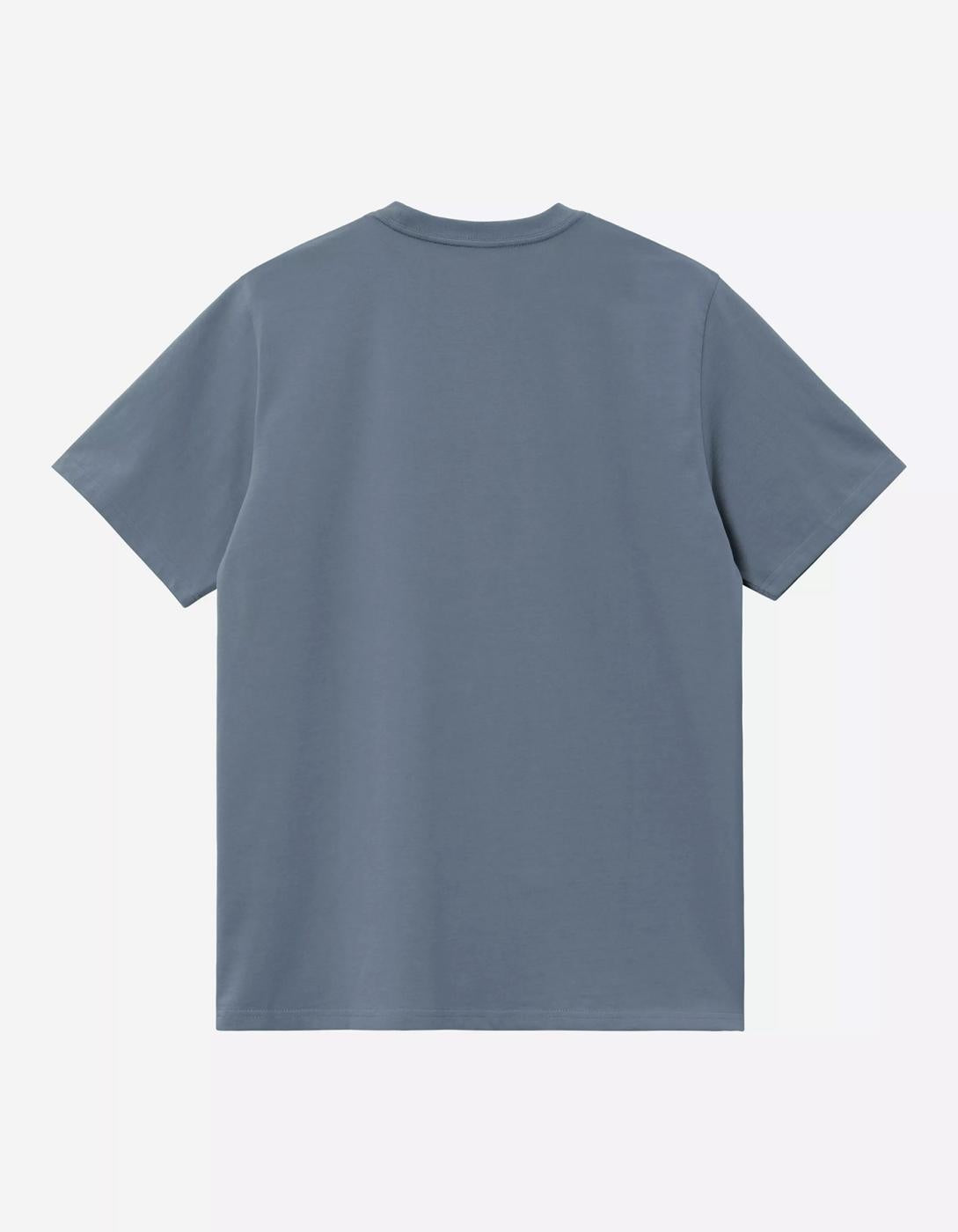 Camiseta CARHARTT WIP CHASE - Icesheet / Gold