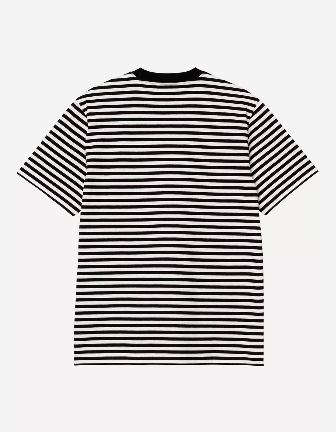 Camiseta CARHARTT WIP EZRA POCKET - Black / Wax