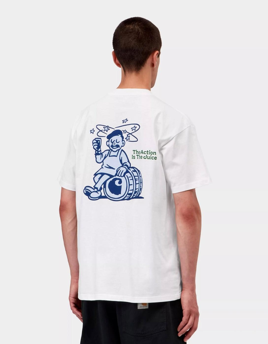 Camiseta CARHARTT WIP GRAPE PICKER - White