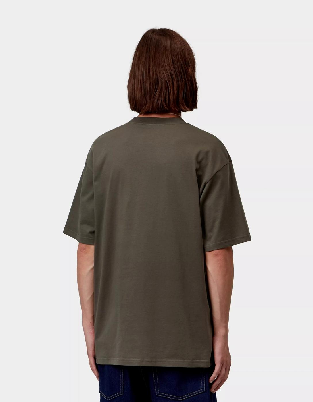 Camiseta CARHARTT WIP MADISON - Cypress / White