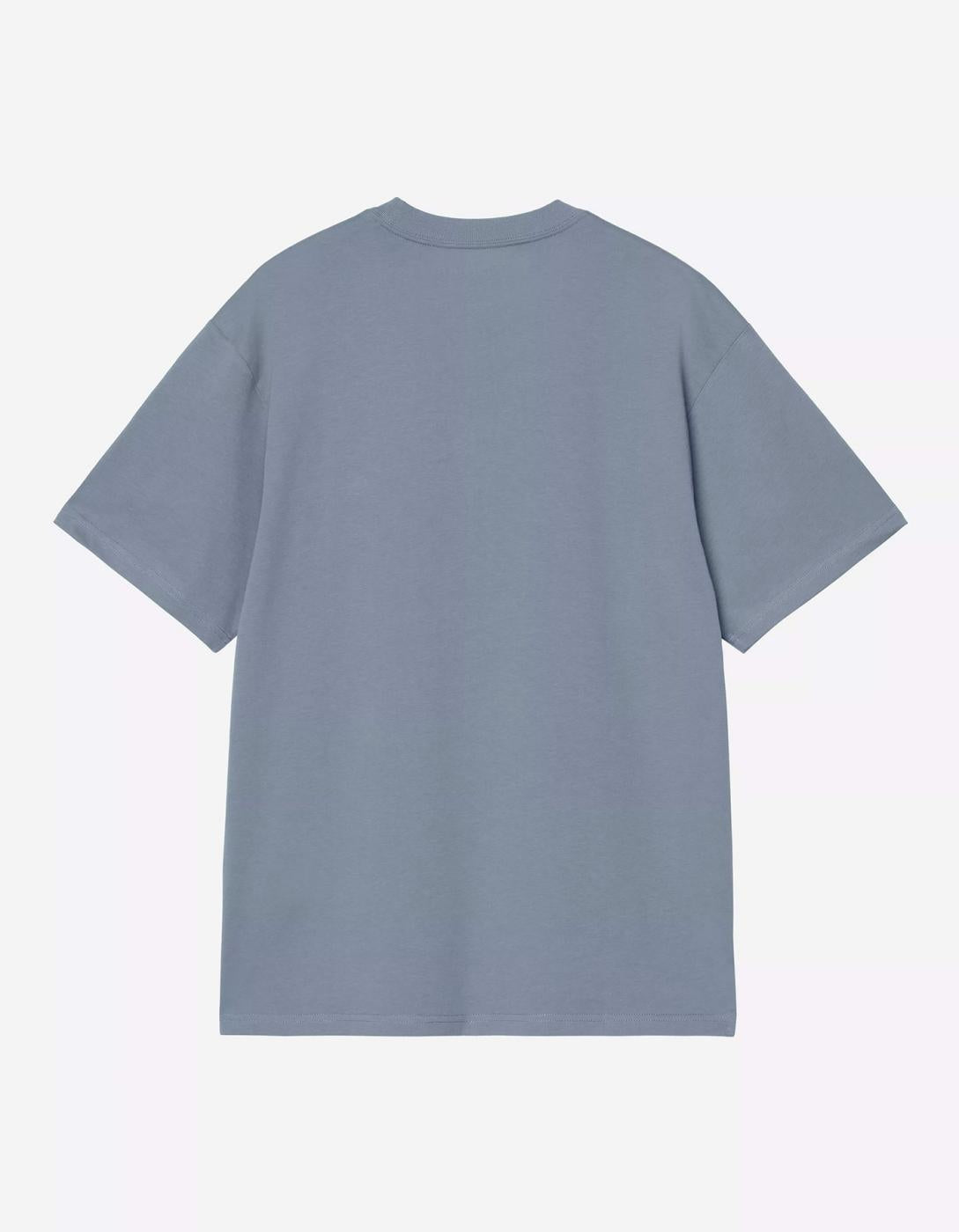 Camiseta CARHARTT WIP MADISON - Velvet Blue / White