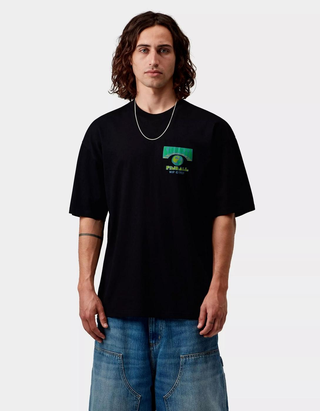 Camiseta CARHARTT WIP PINBALL - Black