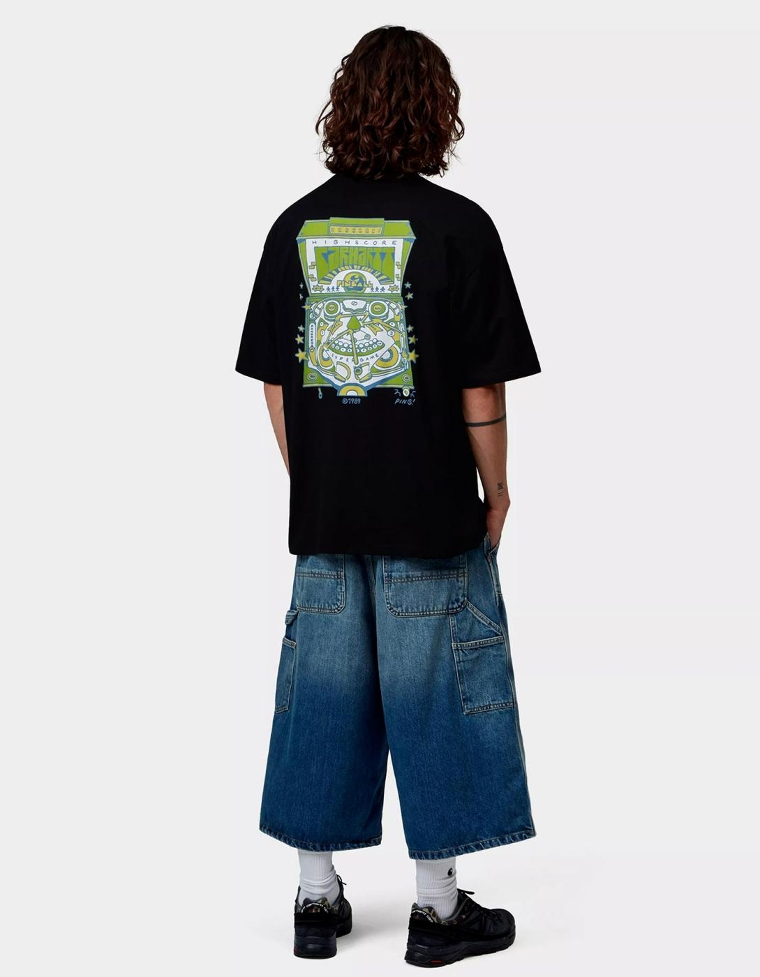 Camiseta CARHARTT WIP PINBALL - Black