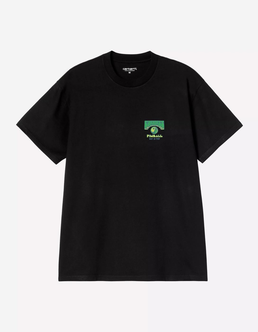 Camiseta CARHARTT WIP PINBALL - Black