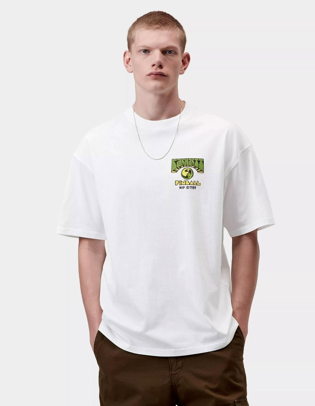 Camiseta CARHARTT WIP PINBALL - White