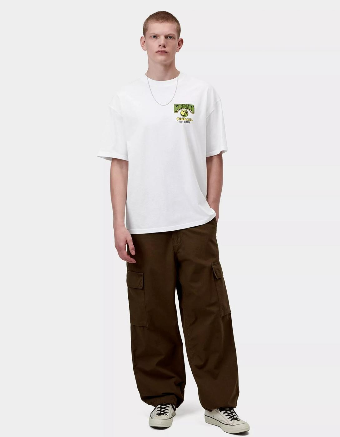 Camiseta CARHARTT WIP PINBALL - White