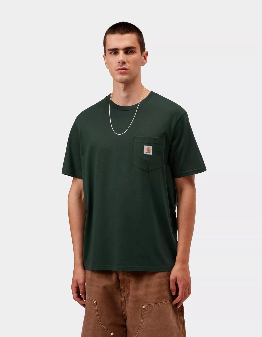 Camiseta CARHARTT WIP POCKET - Dark Scarab