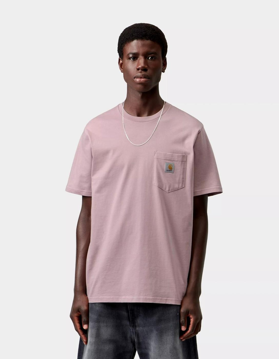 Camiseta CARHARTT WIP POCKET - Hortensia