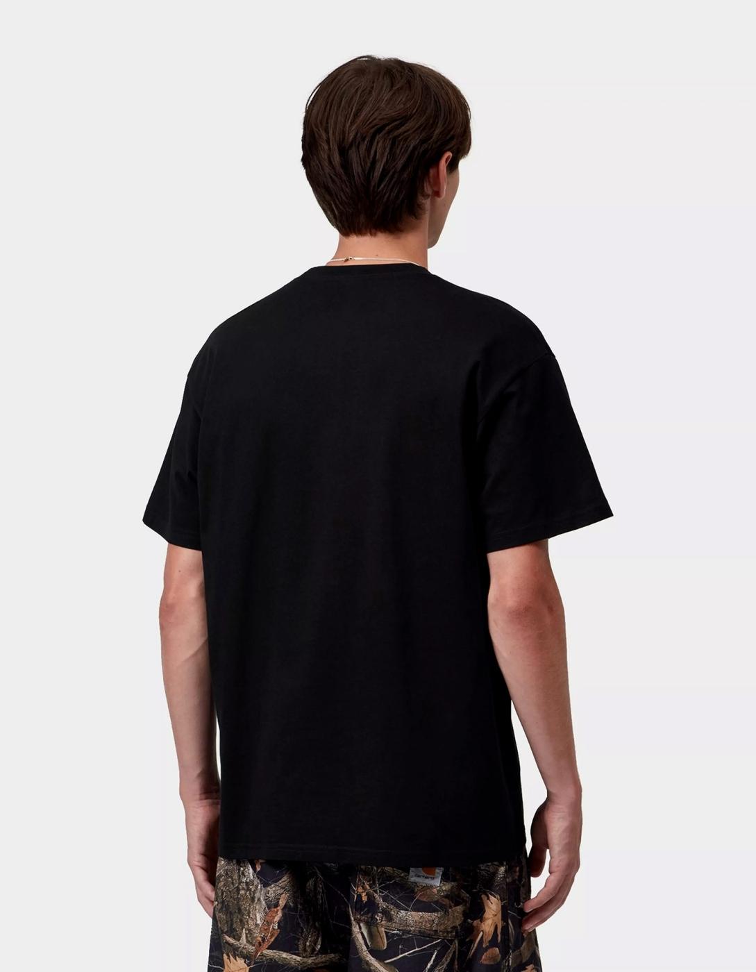 Camiseta CARHARTT WIP RIBBON SCRIPT - Black