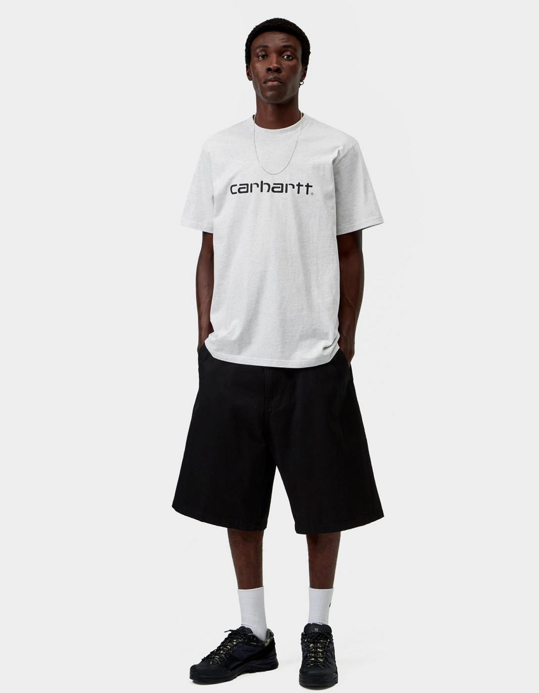 Camiseta carhartt wip SCRIPT - Ash Heather / Graphite