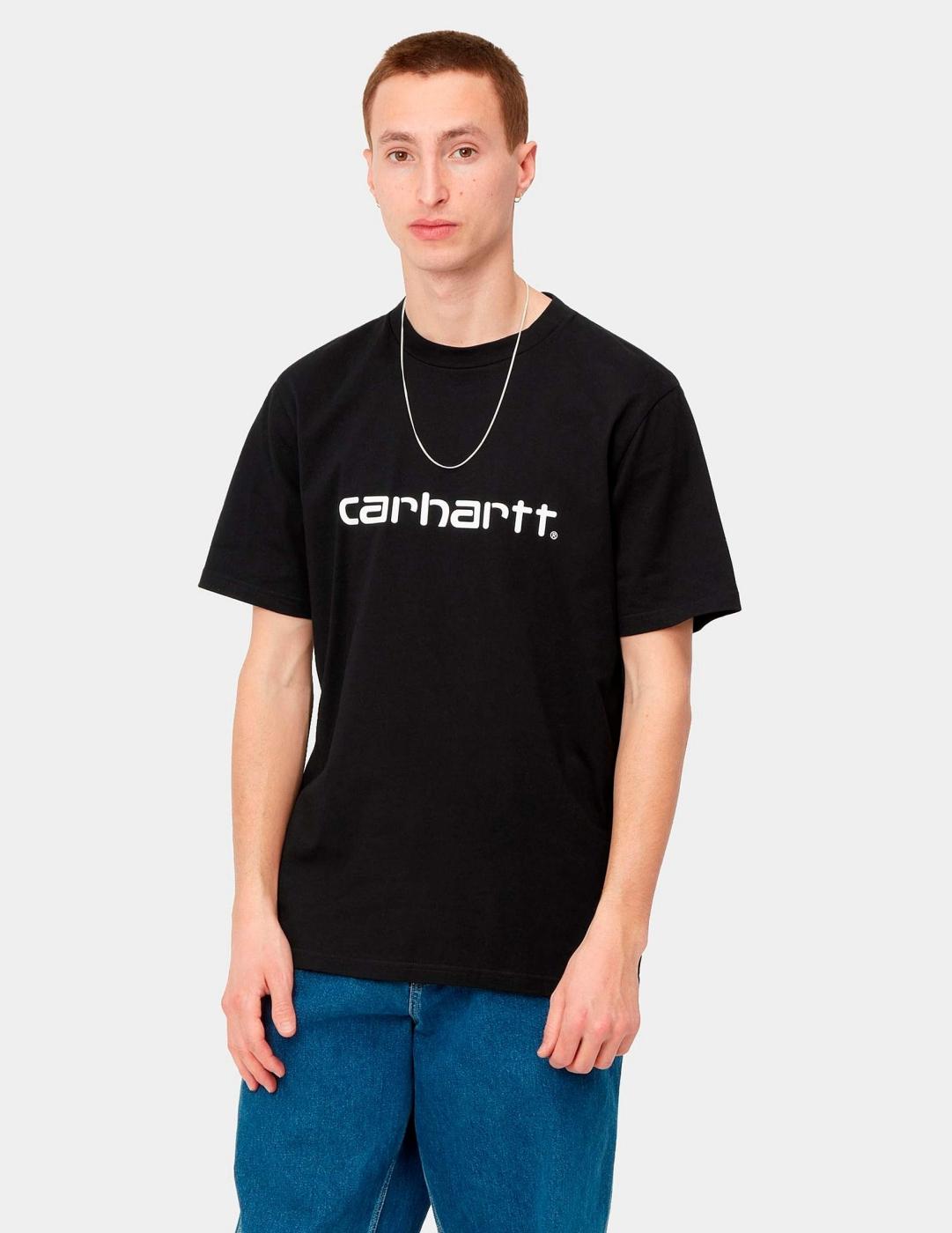 Camiseta CARHARTT WIP SCRIPT - Black / White