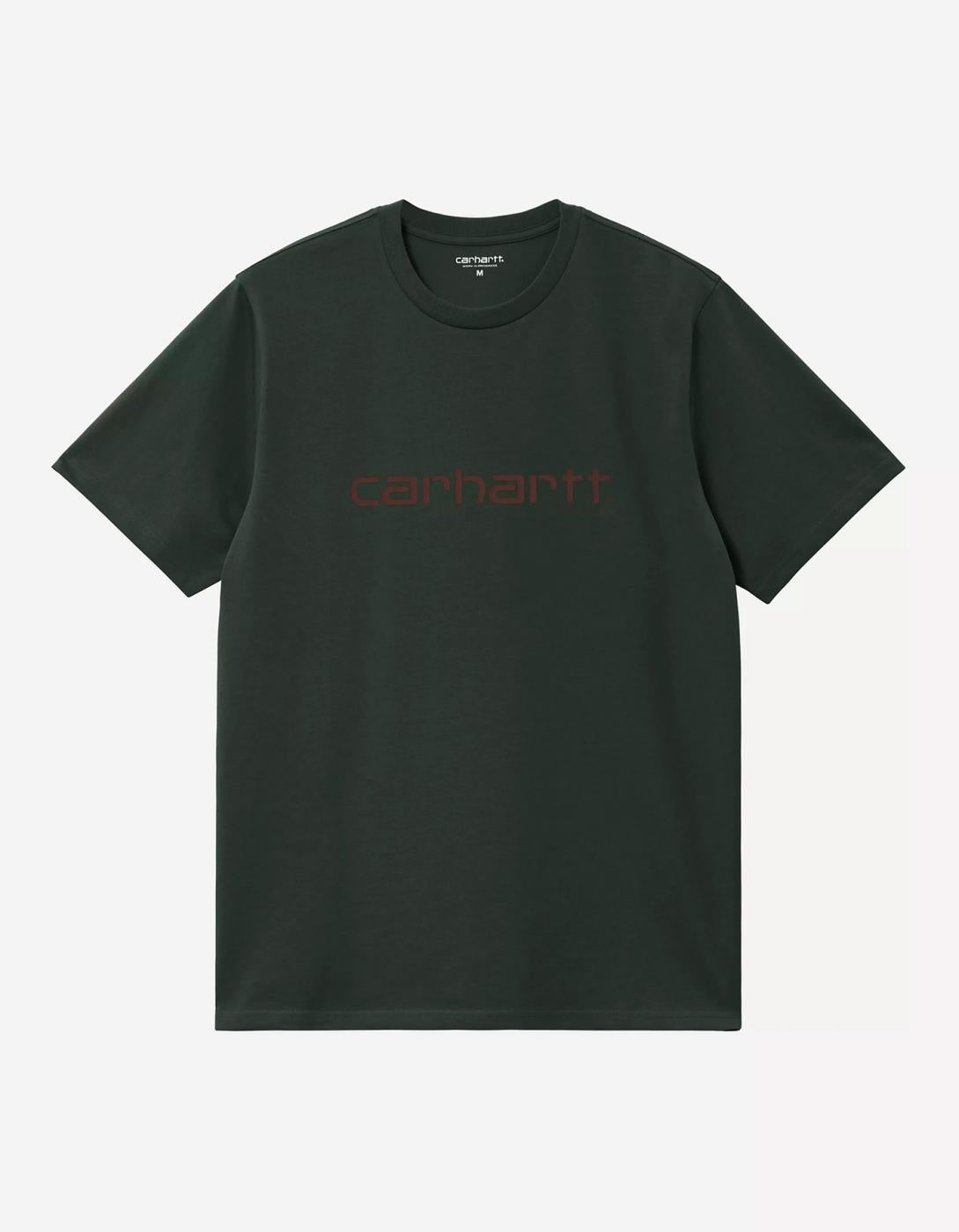 Camiseta CARHARTT WIP SCRIPT - Dark Scarab / Palisander