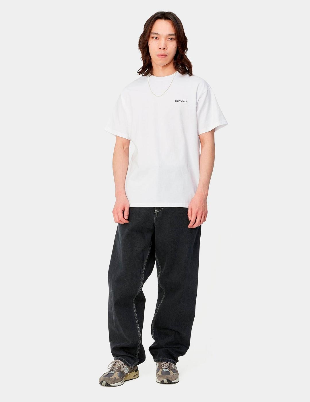 Camiseta CARHARTT WIP SCRIPT EMBROIDERY - White/Black