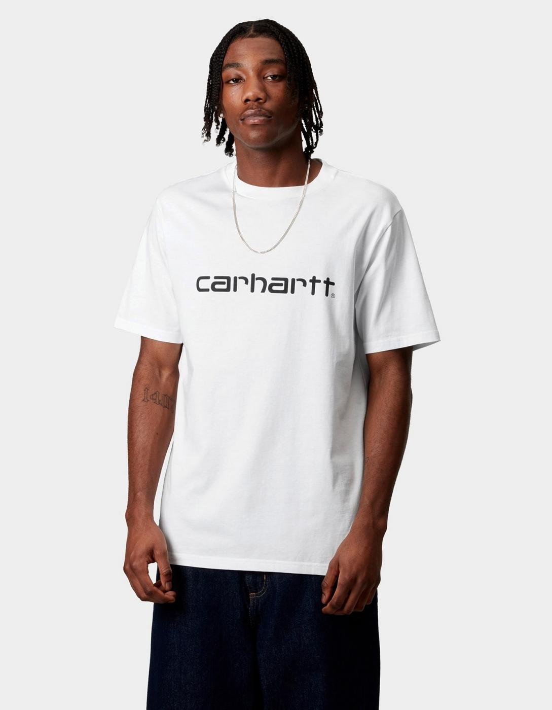 Camiseta CARHARTT WIP SCRIPT - White / Black