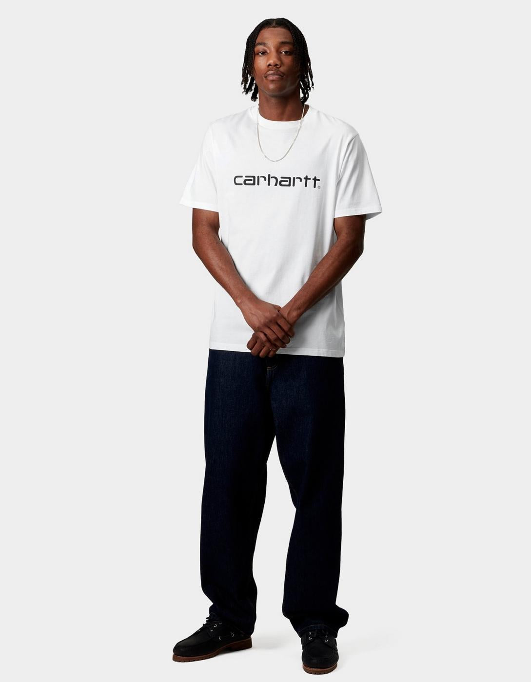 Camiseta CARHARTT WIP SCRIPT - White / Black