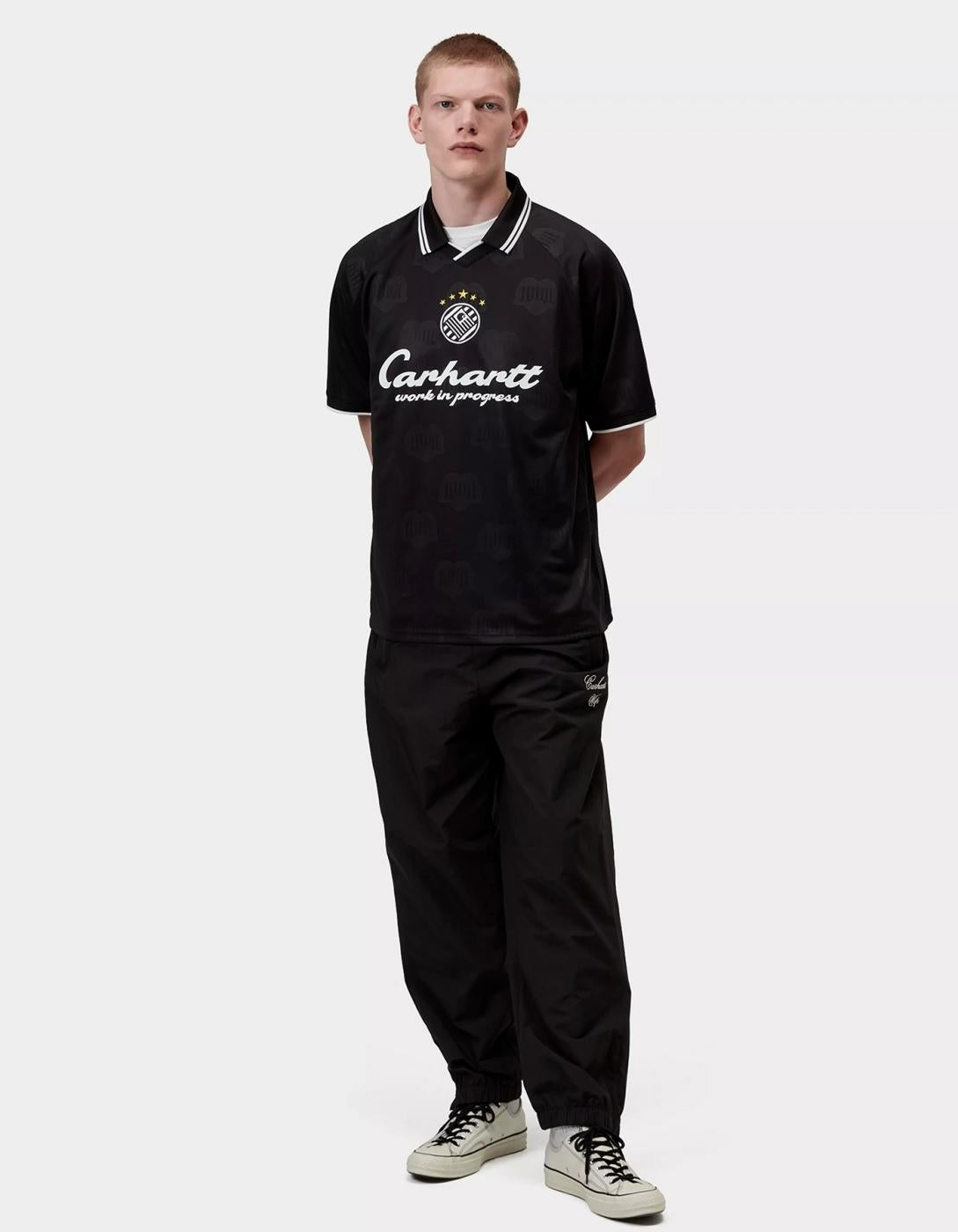 Camiseta CARHARTT WIP TERRACE FOOTBALL - Black