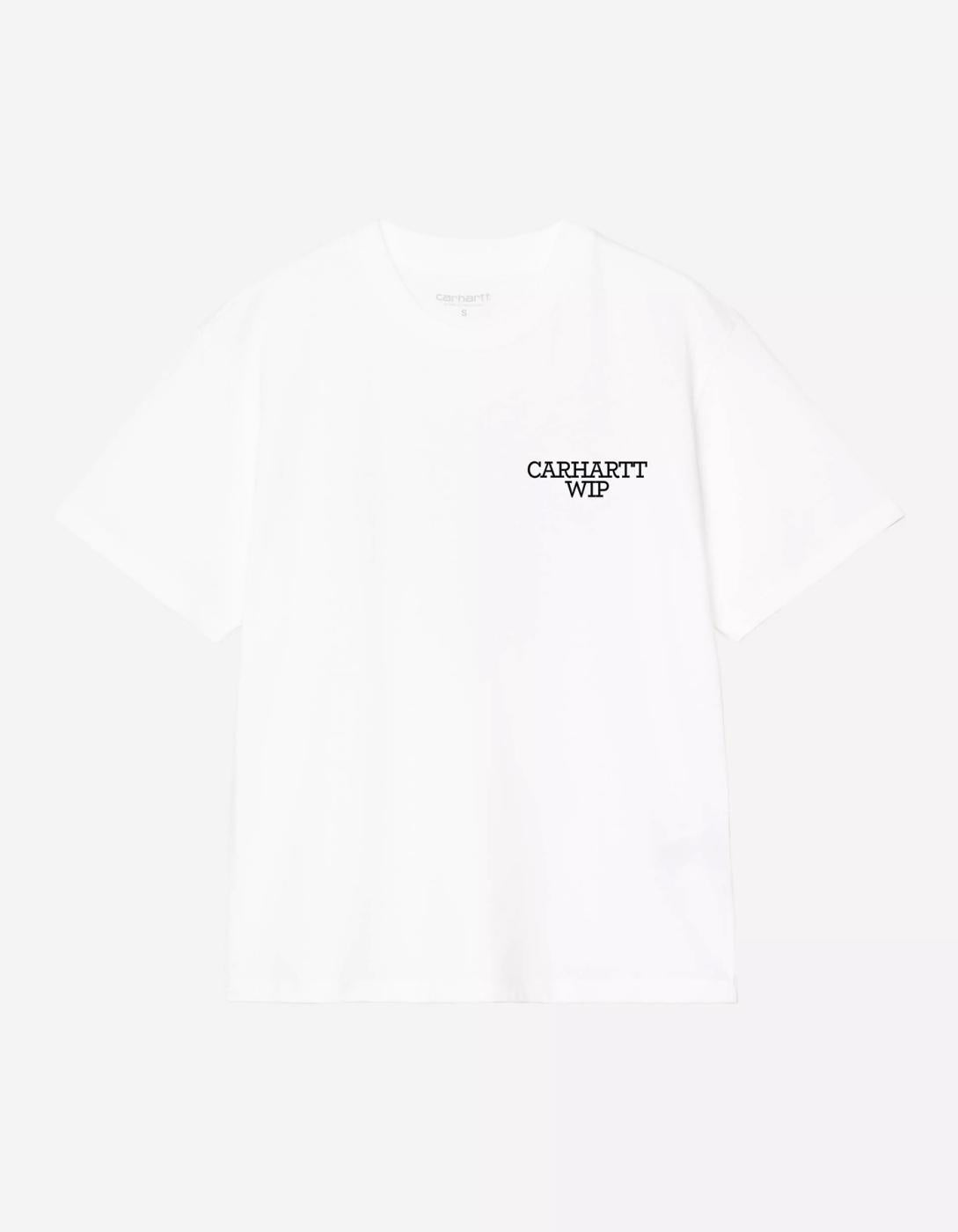 Camiseta CARHARTT WIP W' HUGGING CATS - White