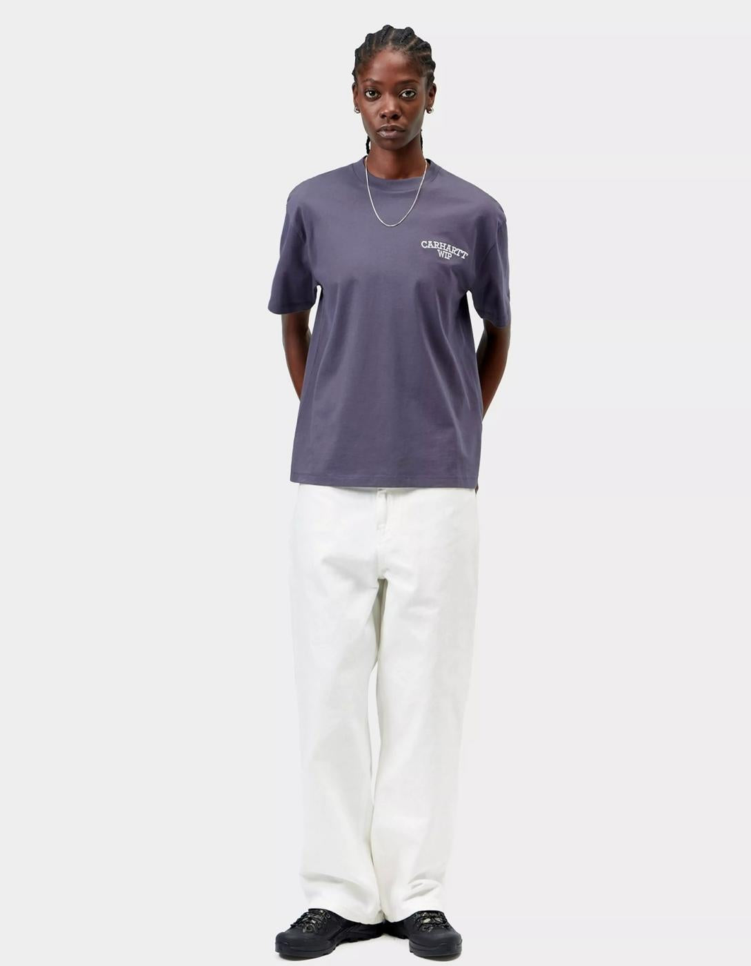 Camiseta CARHARTT WIP W' HUGGING CATS - Shady Purple