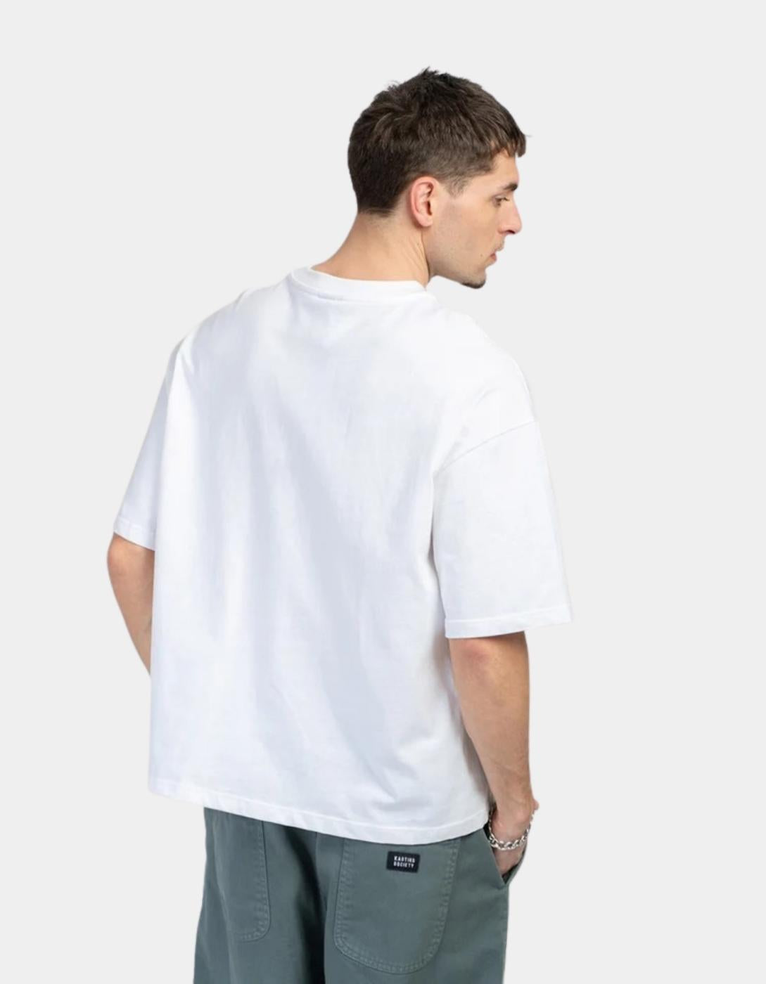 Camiseta CROPPED PAWS & RELAX - White