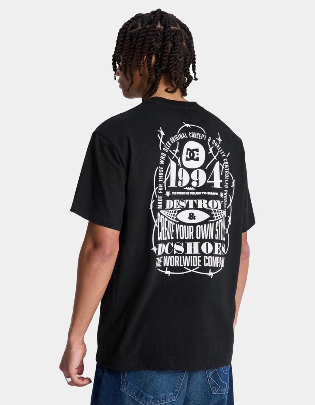 Camiseta DC SHOES SHAPE OR DESTROY - Black