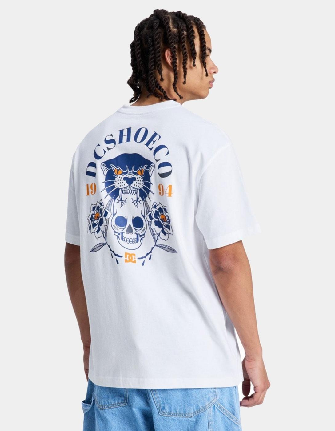 Camiseta DC TIGER BITE - White