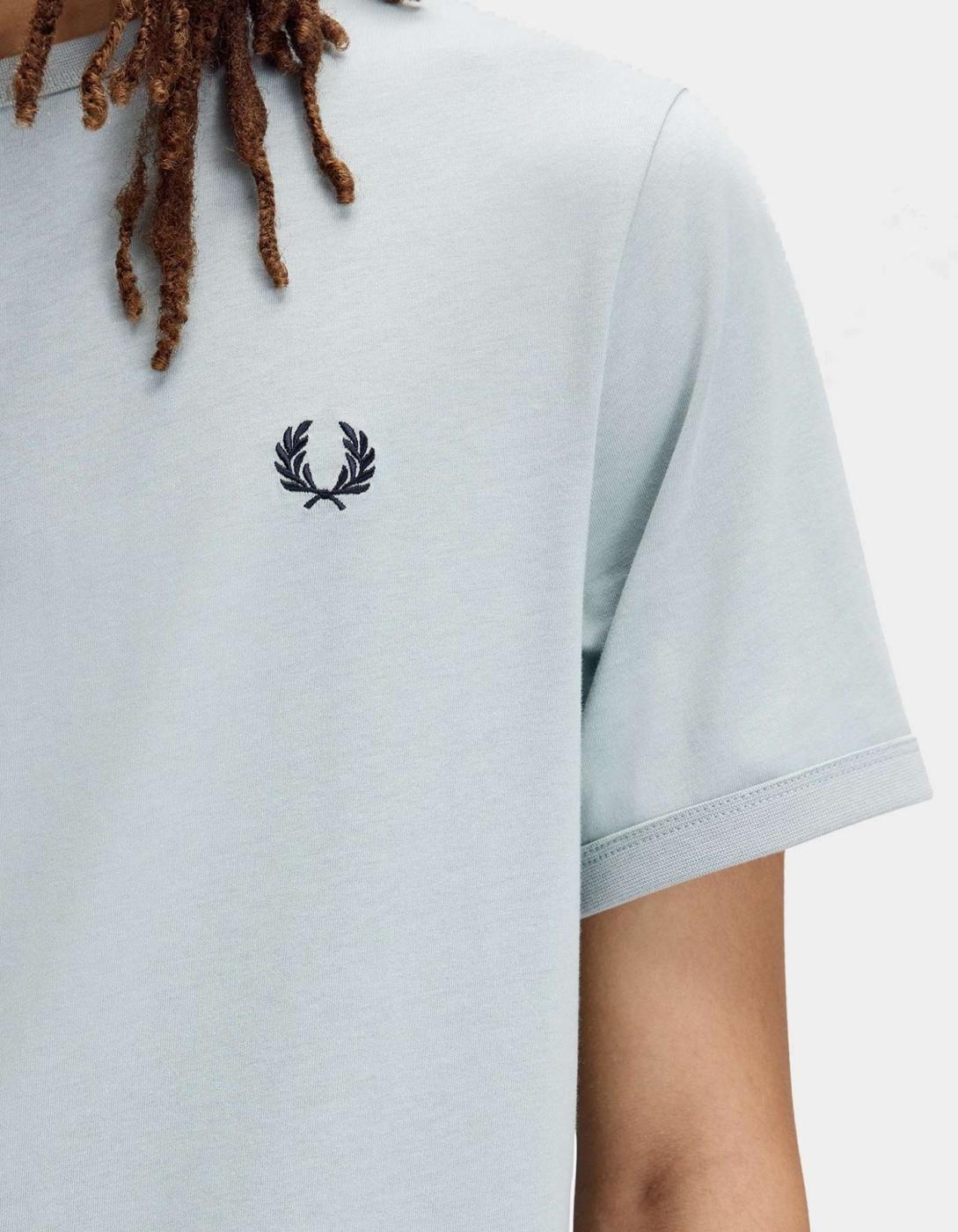 Camiseta FRED PERRY M3519 - Silver Blue