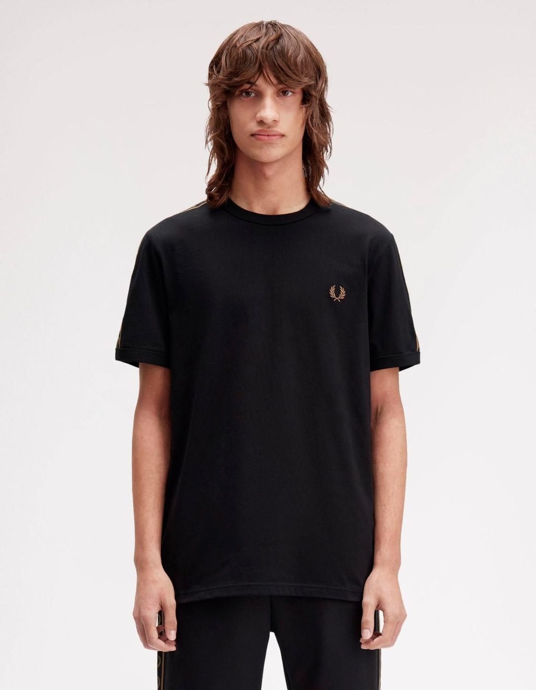 Camiseta FRED PERRY M4613 - Black/Shadedston