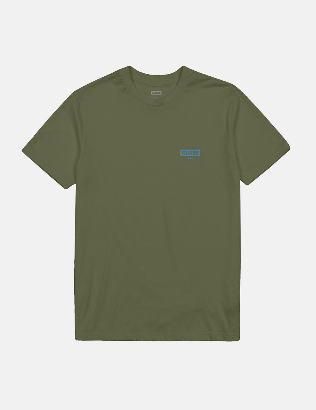 Camiseta GLOBE LIVING LOW VELOCITY - Olive