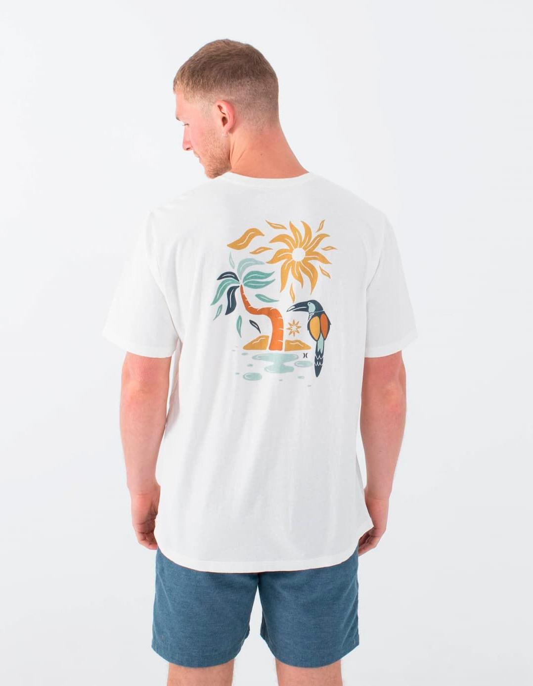 Camiseta HURLEY YOUCAN TUCAN - Barely Bone