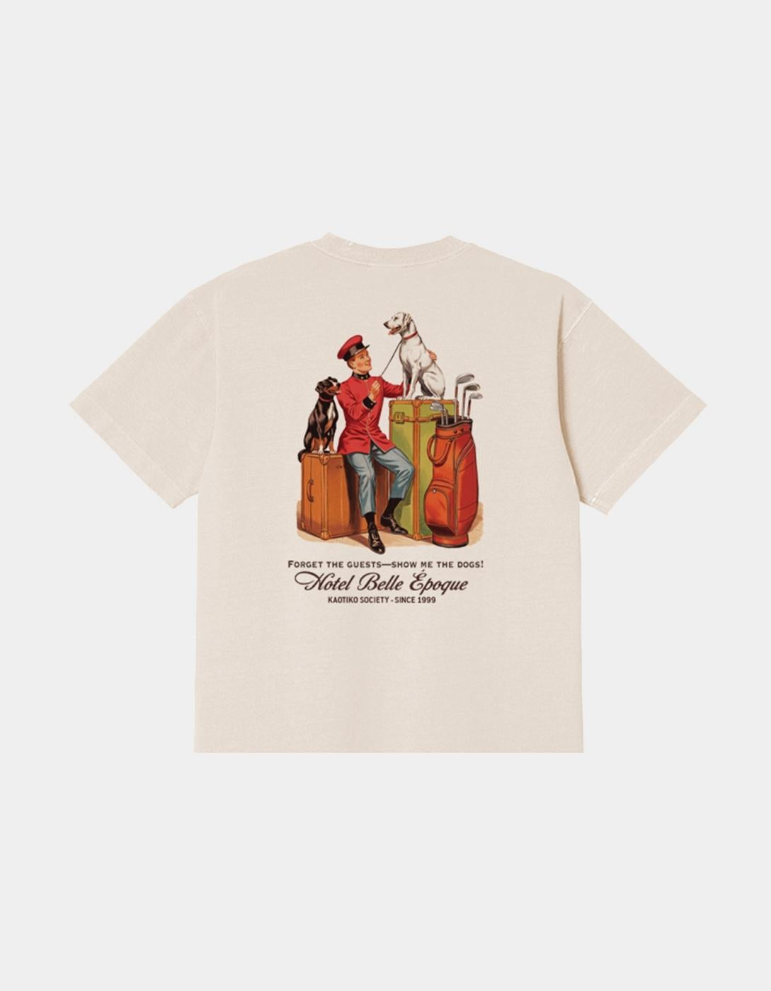 Camiseta KAOTIKO FORGET THE GUEST - Tobacco