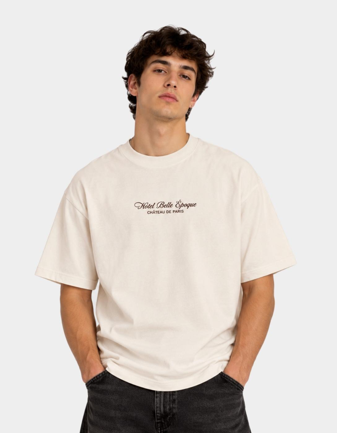 Camiseta KAOTIKO REGULAR GARLAND - Ivory