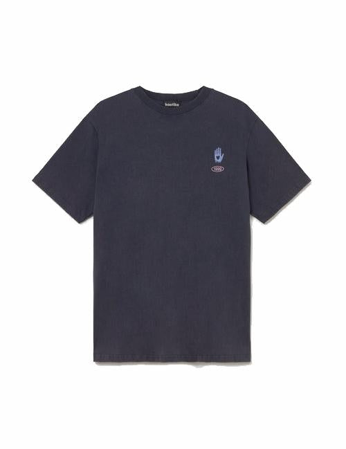 Camiseta KAOTIKO REGULAR GEOMETRIC FLOWER - Sea Storm
