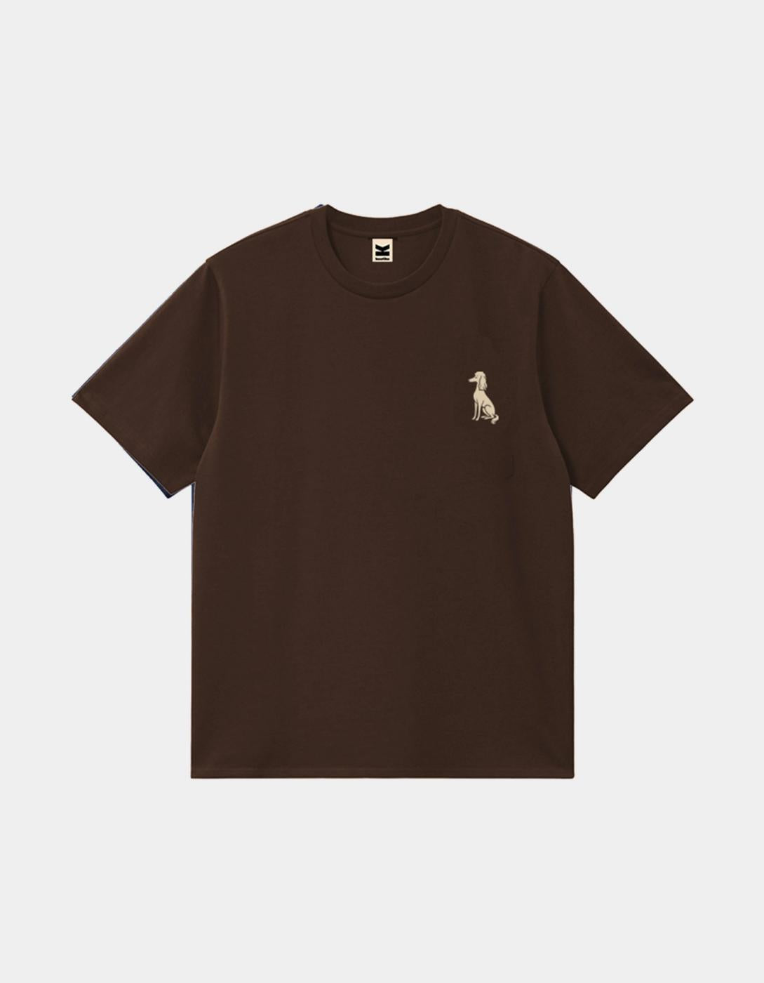 Camiseta KAOTIKO REGULAR SNOB DOG - Brown