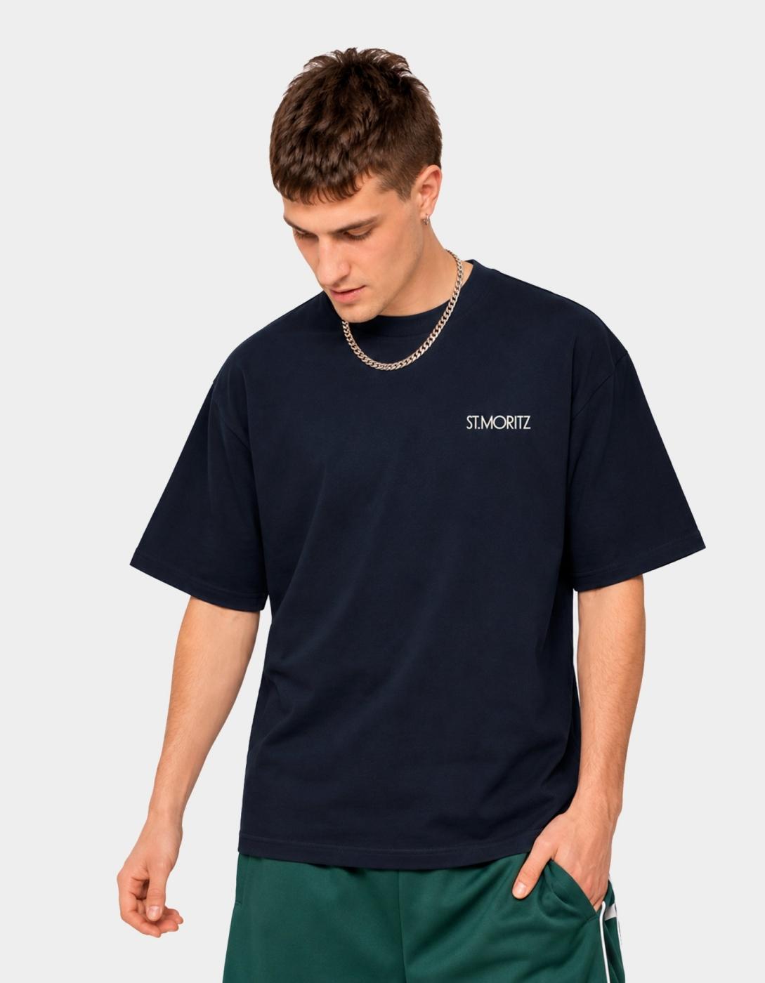 Camiseta KAOTIKO REGULAR SNOW - Cocktail Blue