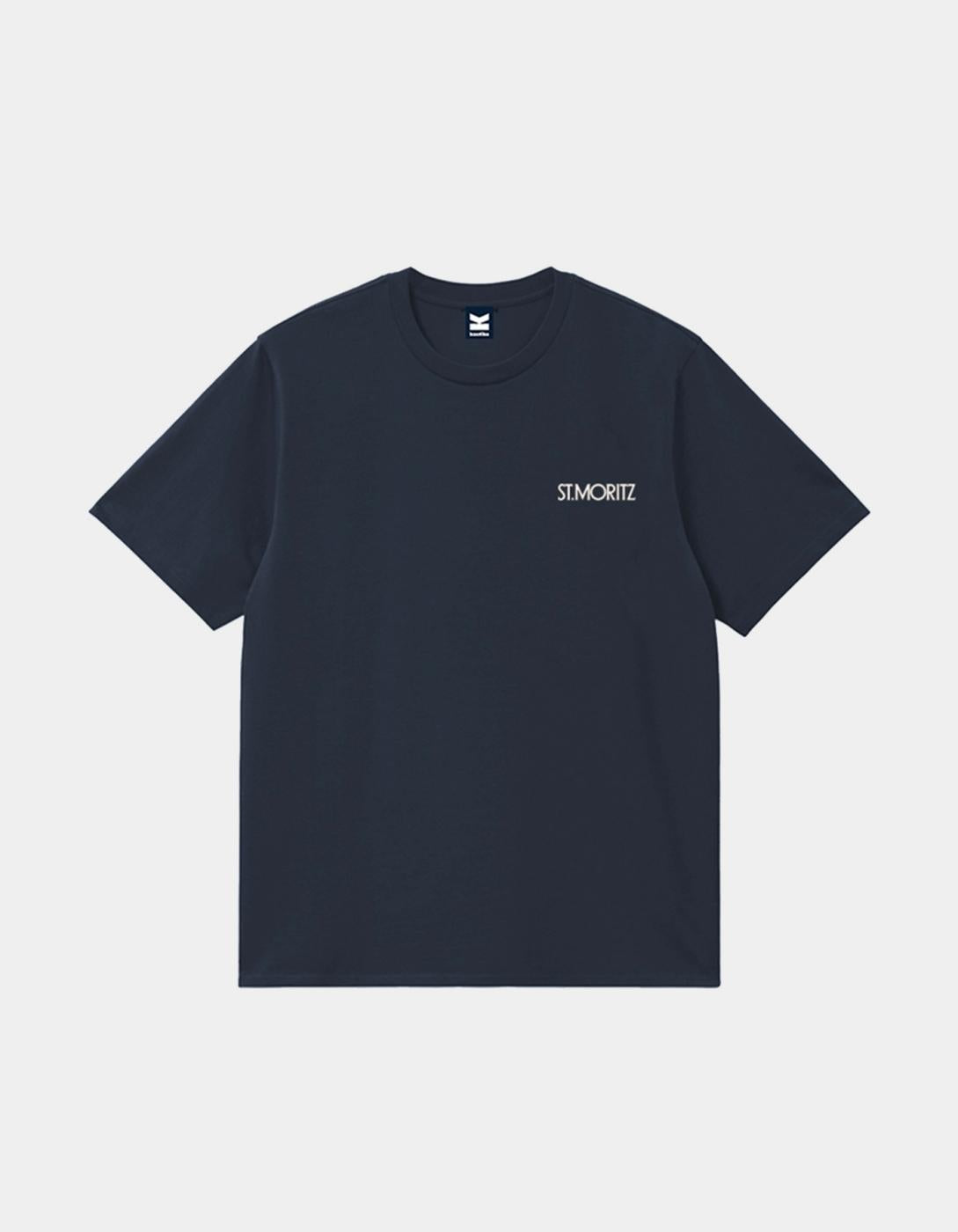 Camiseta KAOTIKO REGULAR SNOW - Cocktail Blue