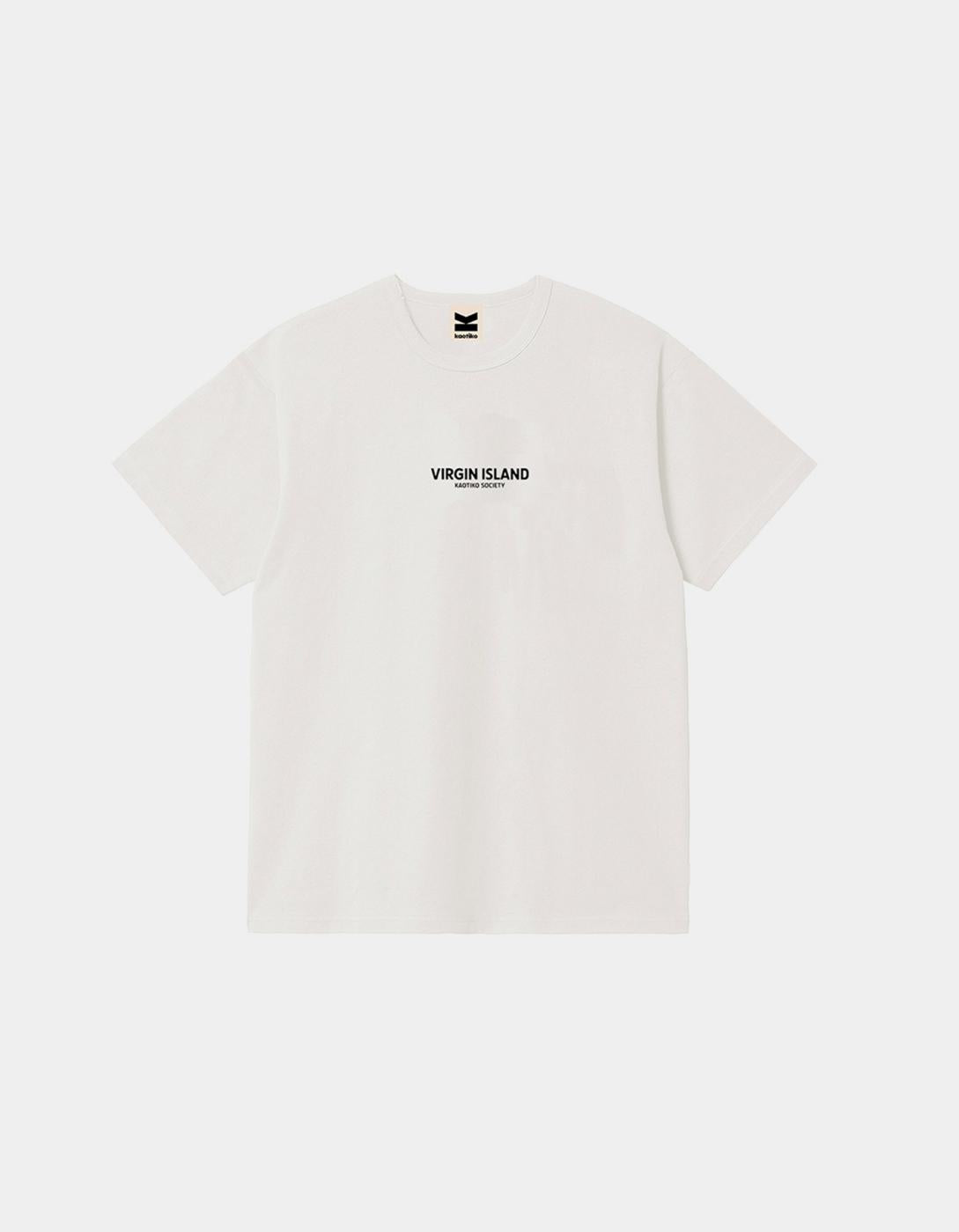 Camiseta KAOTIKO TROPIC ISLAND - White