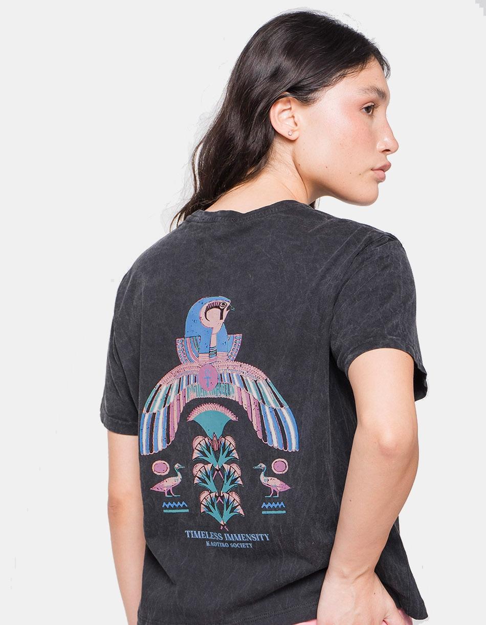 Camiseta KAOTIKO WASHED TIMELESS IMMENSITY - Black