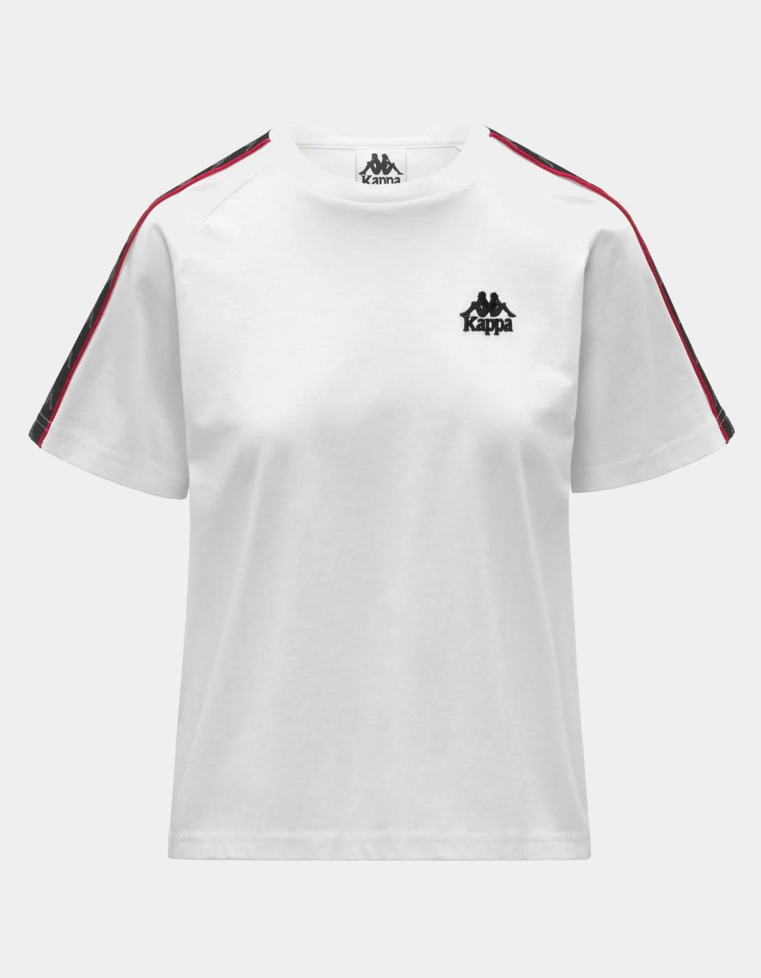 Camiseta KAPPA ADI - White/Black/Red Racing