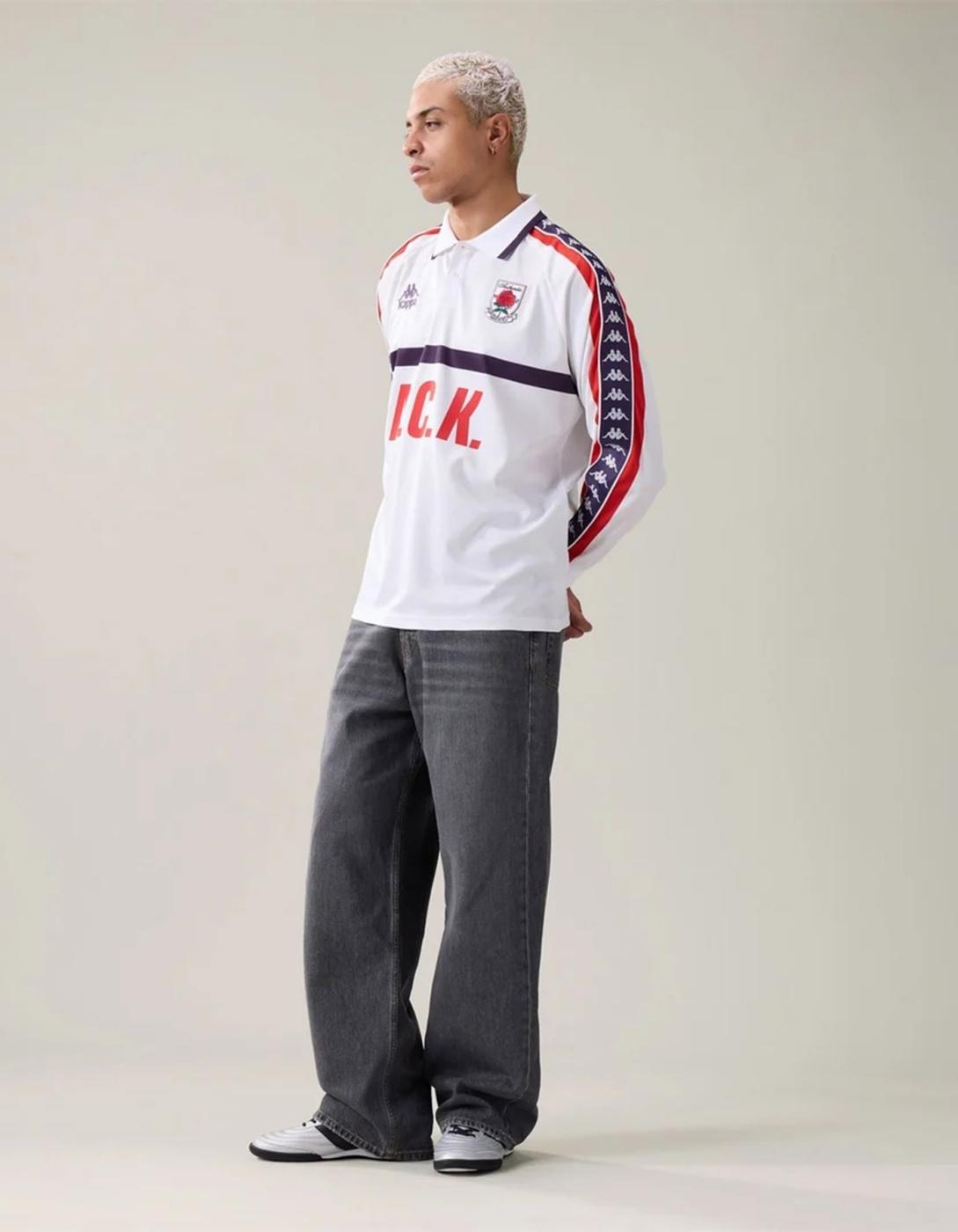 Camiseta KAPPA ODATIN - White Natural/Violet Anil