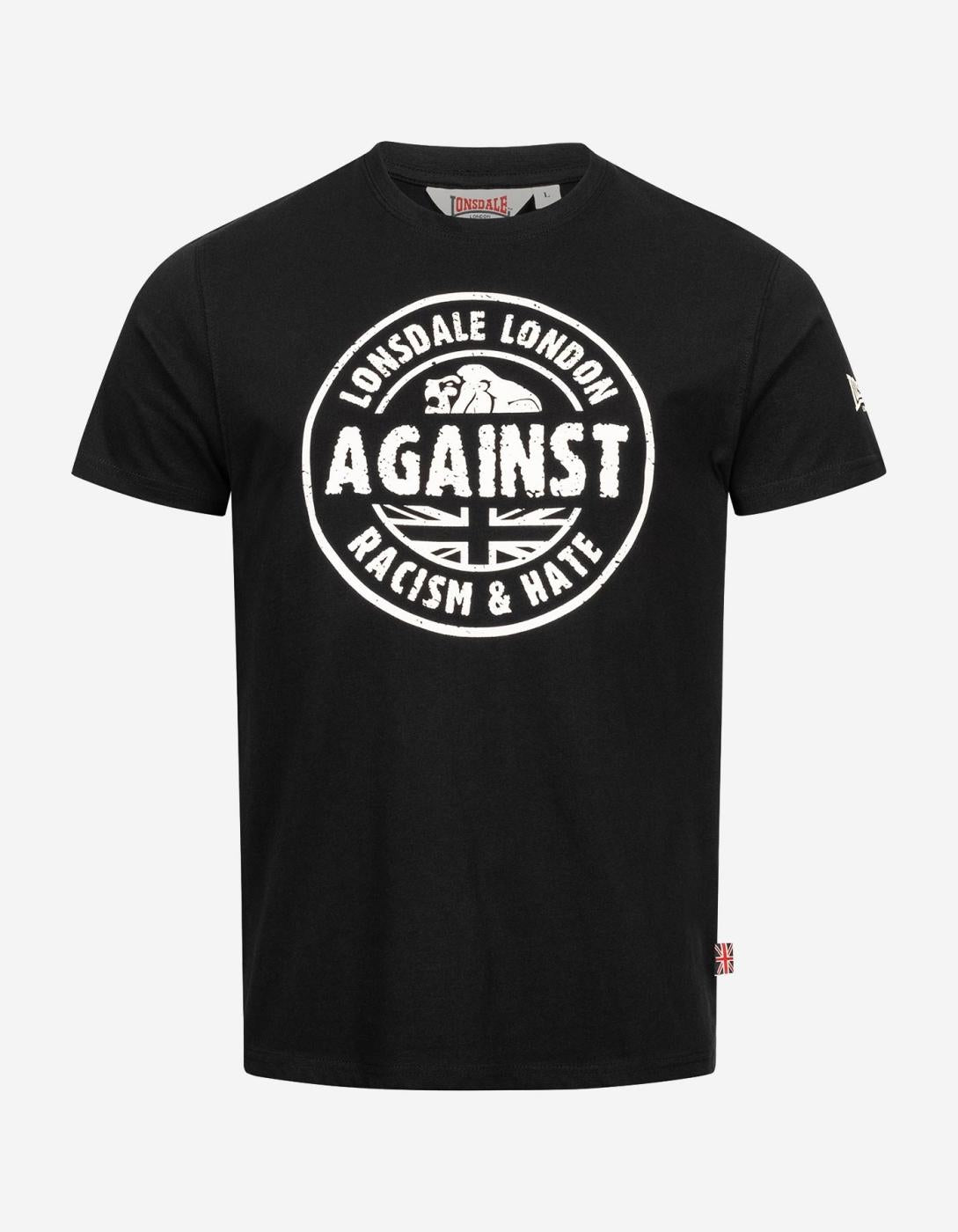 Camiseta LONSDALE AGAINST RACISM - Black