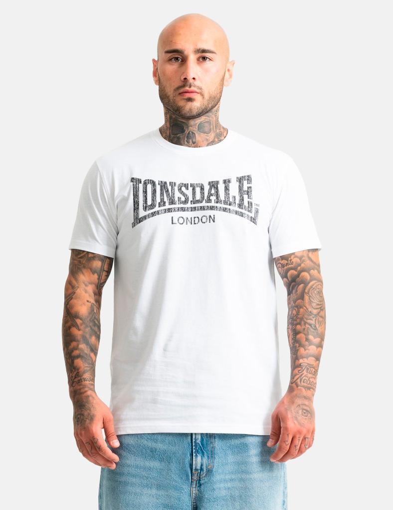 Camiseta LONSDALE LOGO KAI - White/Black